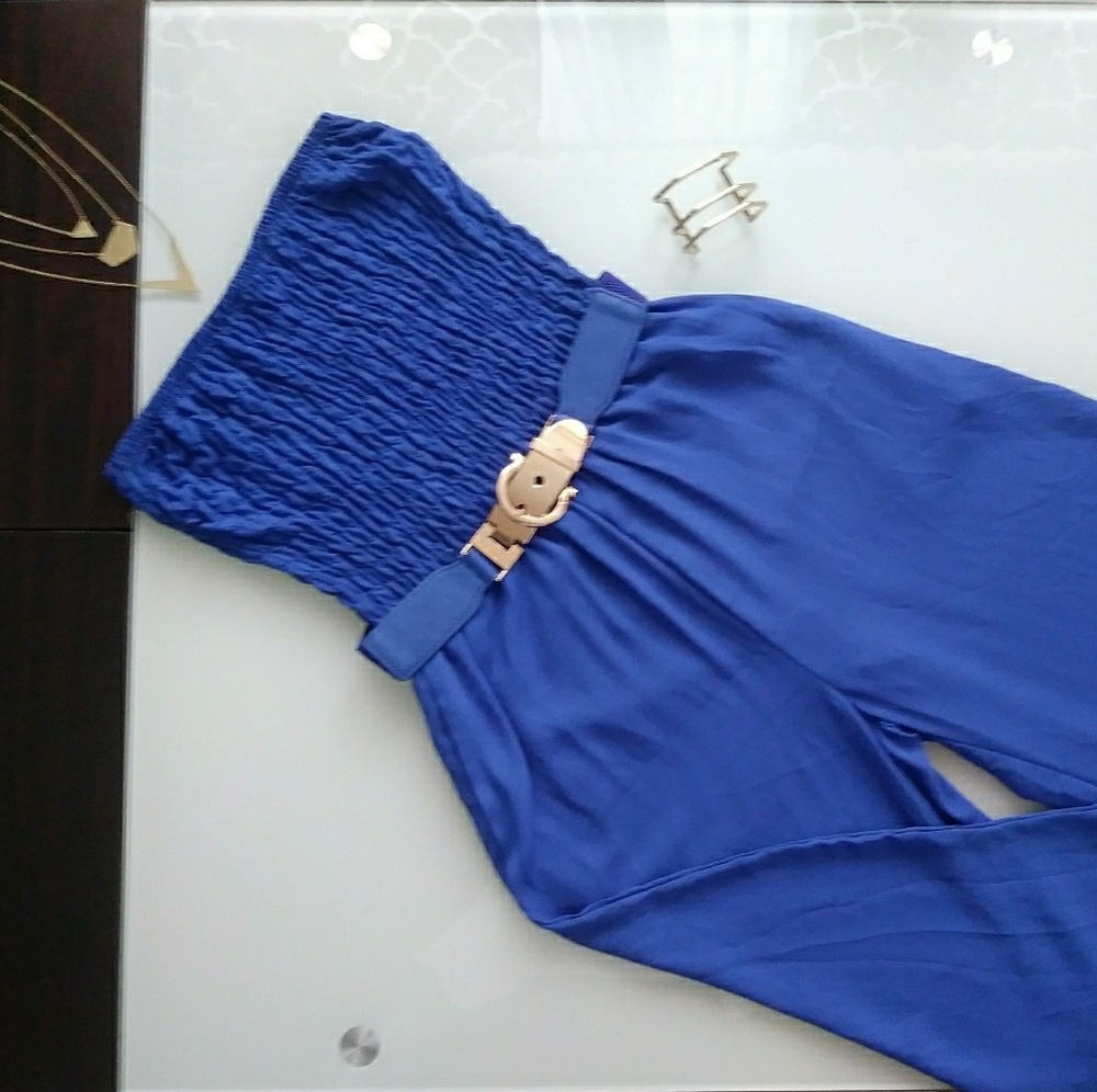 Strapless jumpsuit